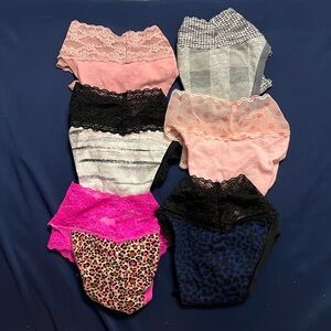 Lot of 6 VS Thongs